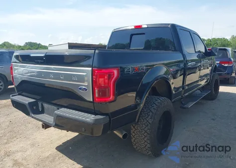 2015 Ford F-150 Platinum from USA, damaged, VIN 1FTFW1EG4FFC10689